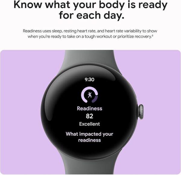 Google Pixel Watch 3 (41mm) Latest Model - Android Smartwatch, Heart Rate Tracking - Image 2